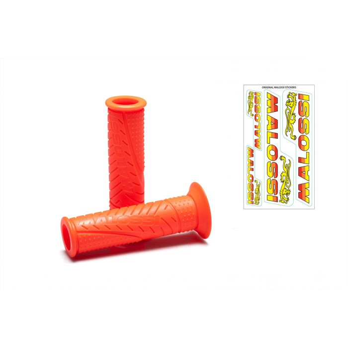 2 MALOSSI MHR FLUO ORANGE ROČKE zaprti konci