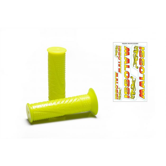 2 MALOSSI MHR FLUO YELLOW ROČKE odprti konci
